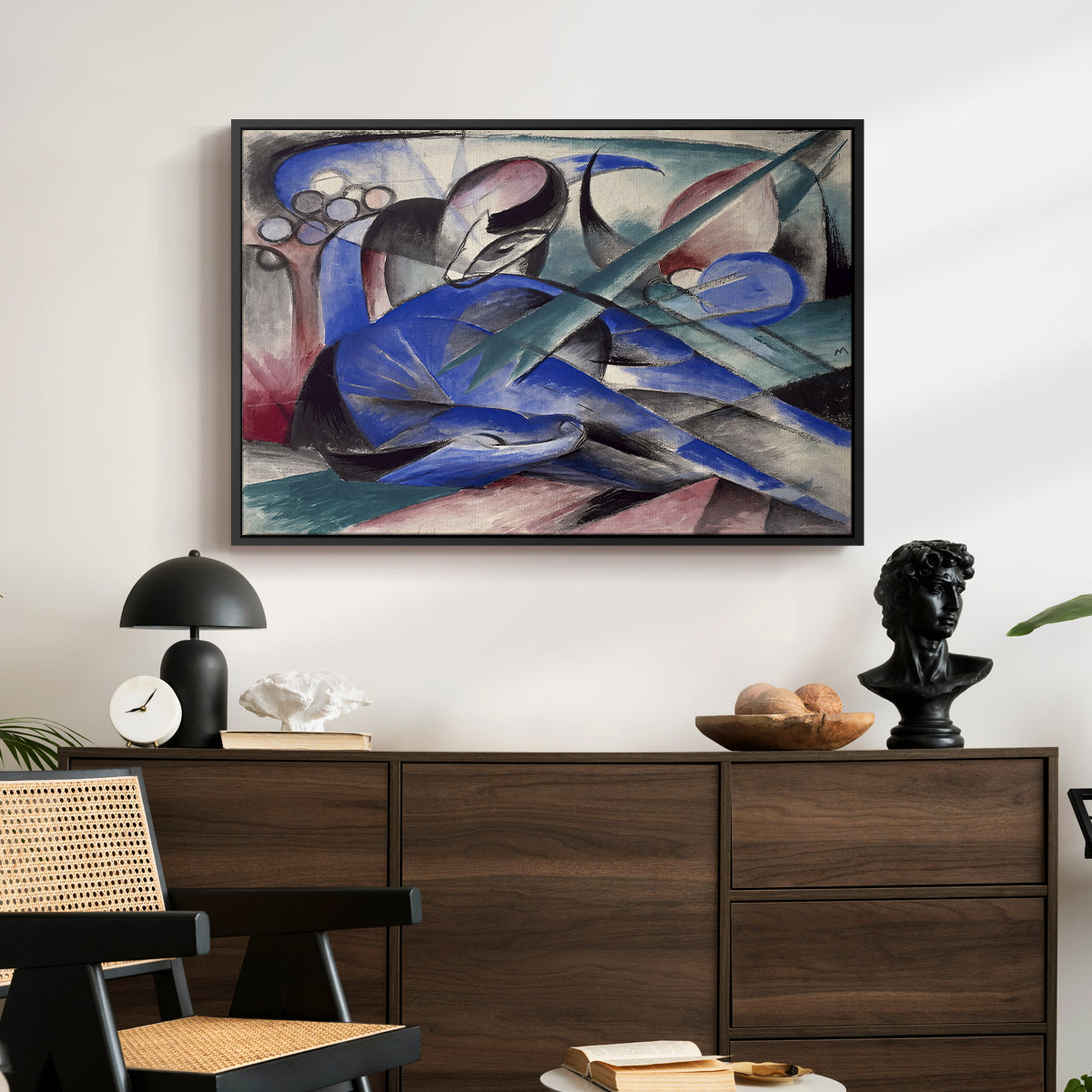 Dreaming Horse, 1913 - Floater Framed Canvas Print