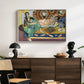 Odalisques Playing Checkers (Odalisques jouant aux dames), 1928 - Floater Framed Canvas Print