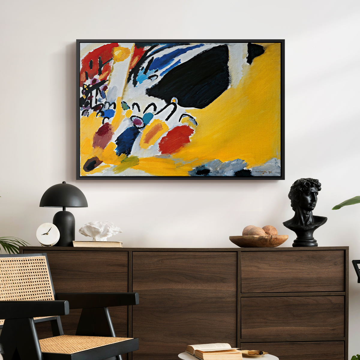 Impression III (Concert), 1911 - Floater Framed Canvas Print