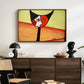 Picasso's Cat–El Gato - Floater Framed Canvas Print