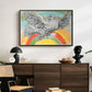 Flying Dove with Rainbow (Colombe volant à l'Arc-en-ciel), 1952 - Floater Framed Canvas Print