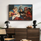 Mary and Child with Saints Stephen, Jerome and Maurice, c. 1510 - Floater Framed Canvas Print