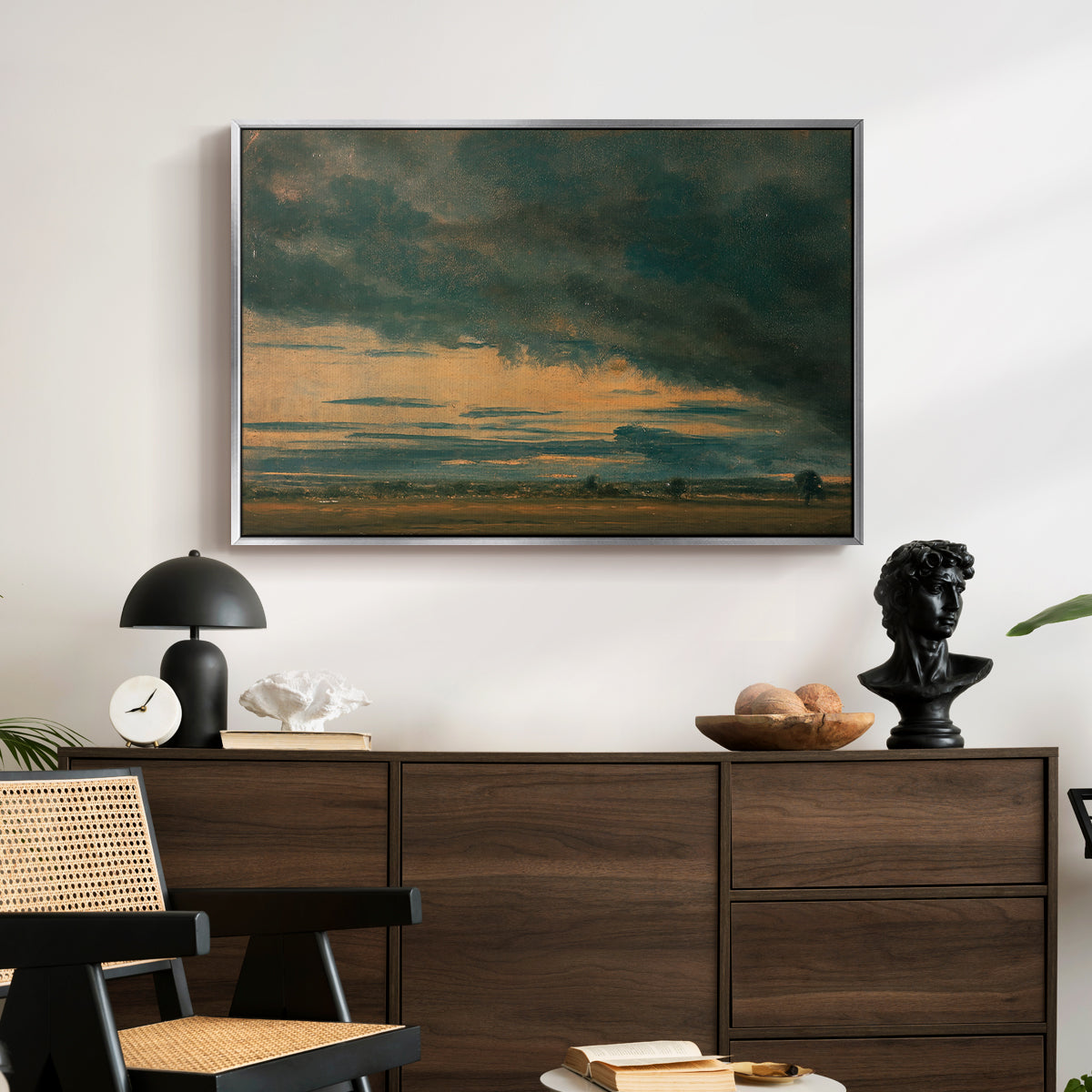 Cloud Study, c. 1821 - Floater Framed Canvas Print