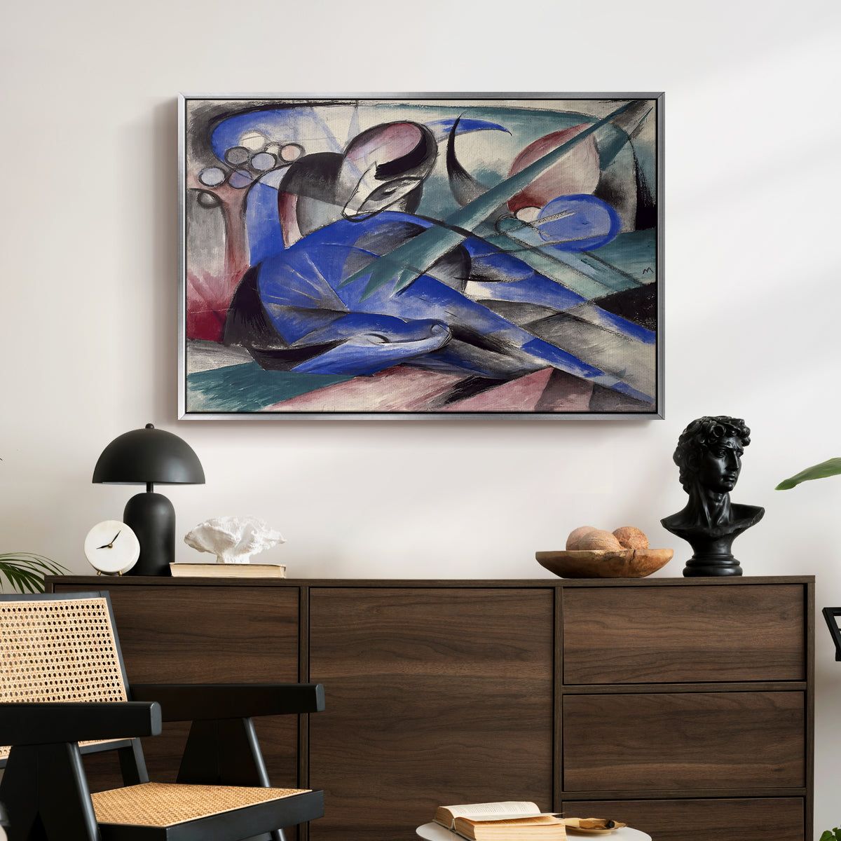 Dreaming Horse, 1913 - Floater Framed Canvas Print