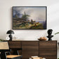An Alpine Farm on the Untersberg, 1835 - Floater Framed Canvas Print