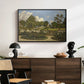 The Painter's Garden at Saint-Privé, 1886 - Floater Framed Canvas Print