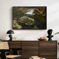 By the Mill Pond (En Mølledam), 1850 - Floater Framed Canvas Print