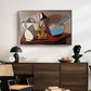 Jug, Candle, and Enamel Pan, 1950 - Floater Framed Canvas Print