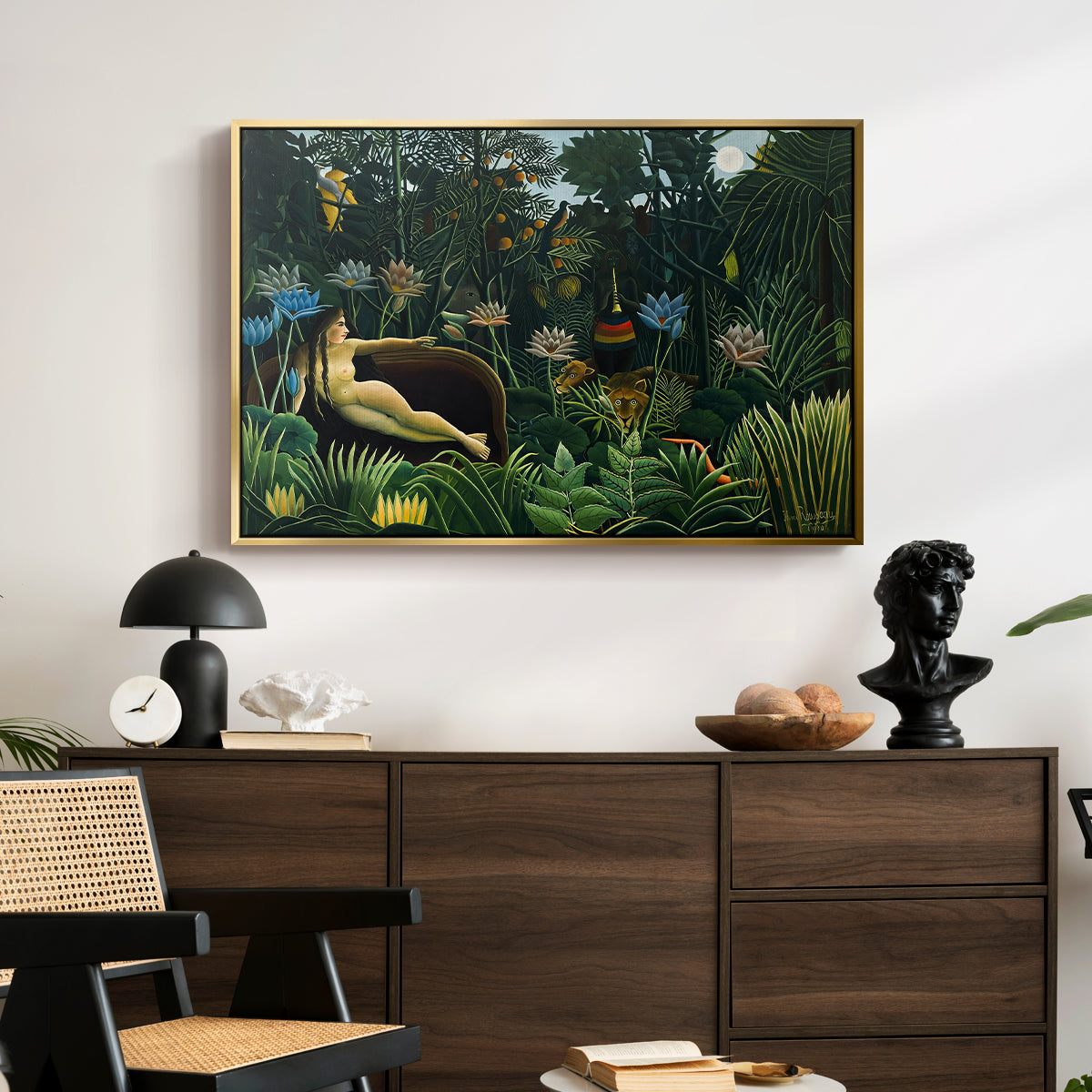 The Dream (Le Rêve), 1910 - Floater Framed Canvas Print