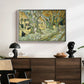 The Large Plane Trees (Road Menders at Saint-Rémy), 1889 - Floater Framed Canvas Print
