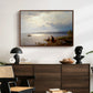 On the Banks of the Chiemsee, 1871 - Floater Framed Canvas Print