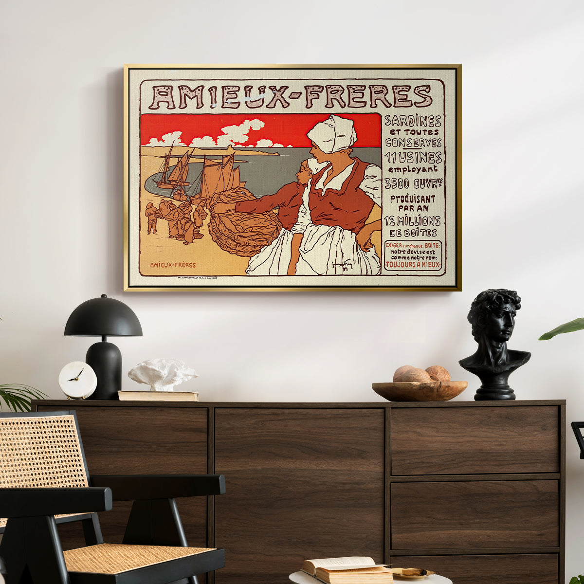Amieux-Frères (Advertising Poster), 1899 - Floater Framed Canvas Print