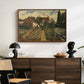 Garden of a Florist (The Flower Garden), 1864 - Floater Framed Canvas Print