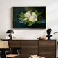 Giant Magnolias on a Blue Velvet Cloth, c. 1890 - Floater Framed Canvas Print