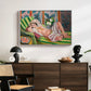 Odalisque Couchée Aux Magnolias, c. 1923 - Floater Framed Canvas Print