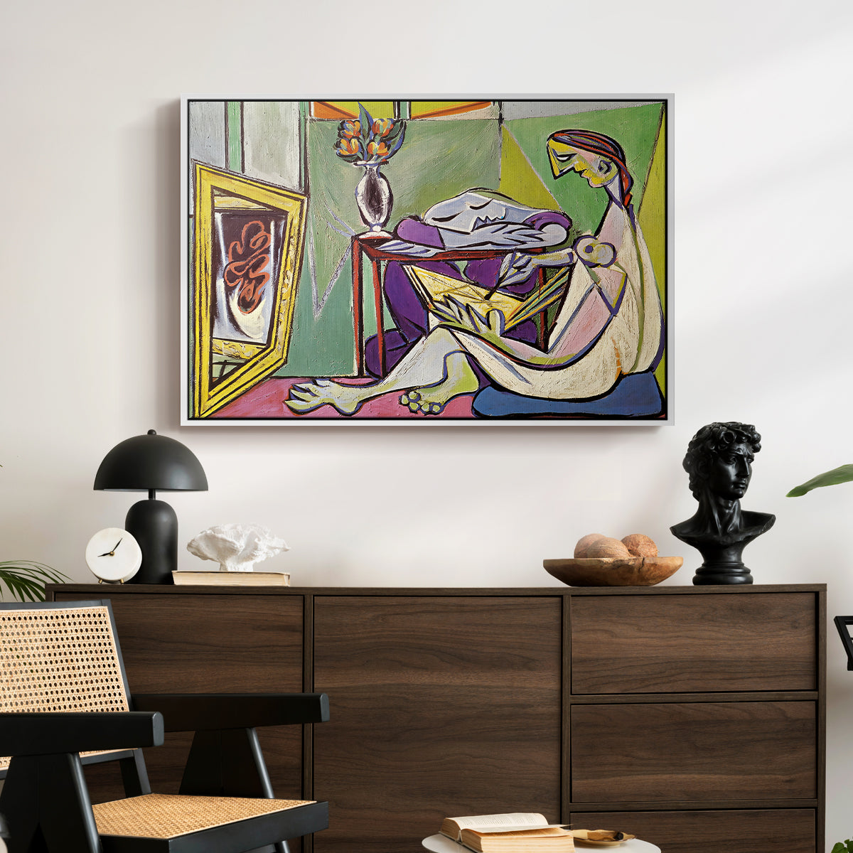 The Muse, 1935 - Floater Framed Canvas Print