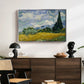 Wheat Field with Cypresses, 1889 - Floater Framed Canvas Print