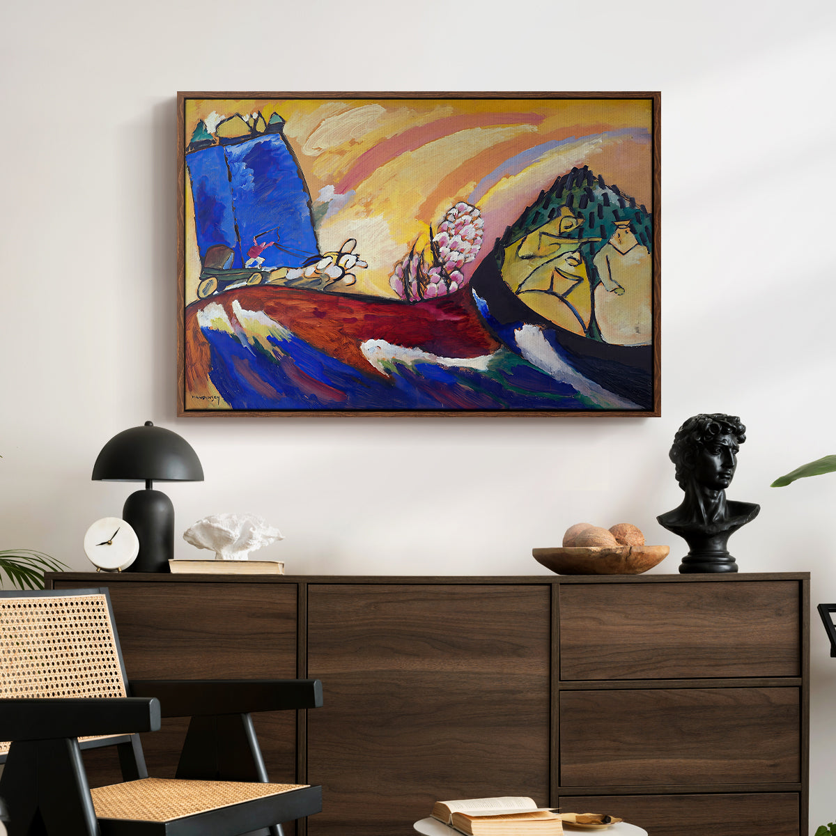Painting with Troika, 1911 - Floater Framed Canvas Print
