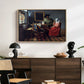 The Glass of Wine, c. 1660 - Floater Framed Canvas Print