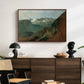 The Dachstein from the Plassen near Hallstatt, 1827 - Floater Framed Canvas Print