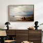 On the Banks of the Chiemsee, 1871 - Floater Framed Canvas Print