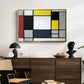Composition with Yellow, Red, Black, Blue, and Gray, 1920 - Floater Framed Canvas Print