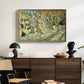 The Large Plane Trees (Road Menders at Saint-Rémy), 1889 - Floater Framed Canvas Print