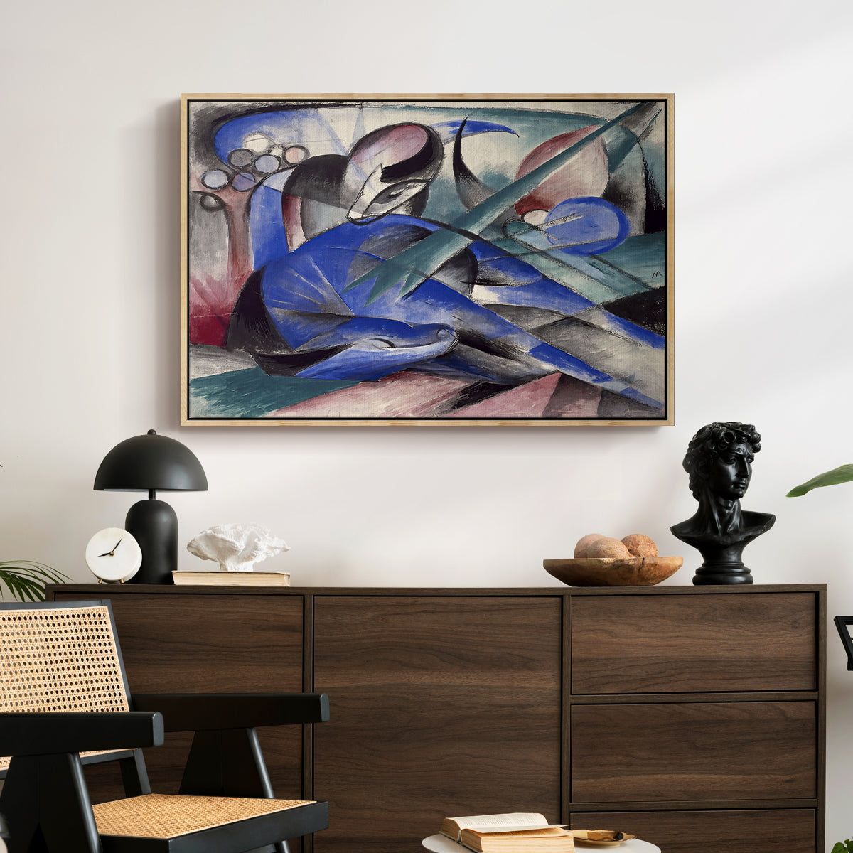 Dreaming Horse, 1913 - Floater Framed Canvas Print