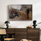 People by a Road, 1893 - Floater Framed Canvas Print