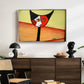 Picasso's Cat–El Gato - Floater Framed Canvas Print