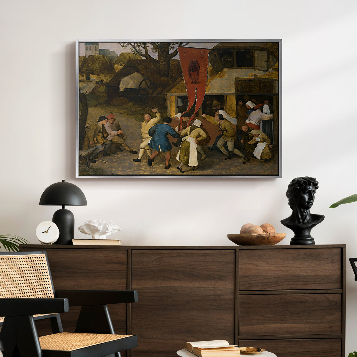 A Village Fair, c. 1567-1569 - Floater Framed Canvas Print