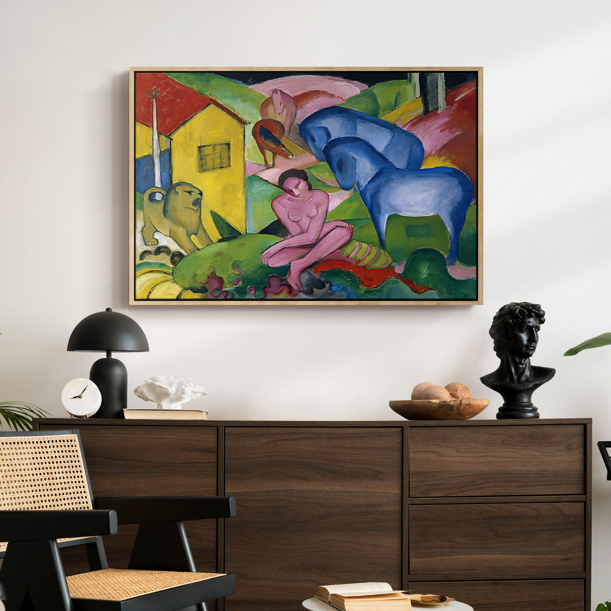 The Dream, 1912 - Floater Framed Canvas Print