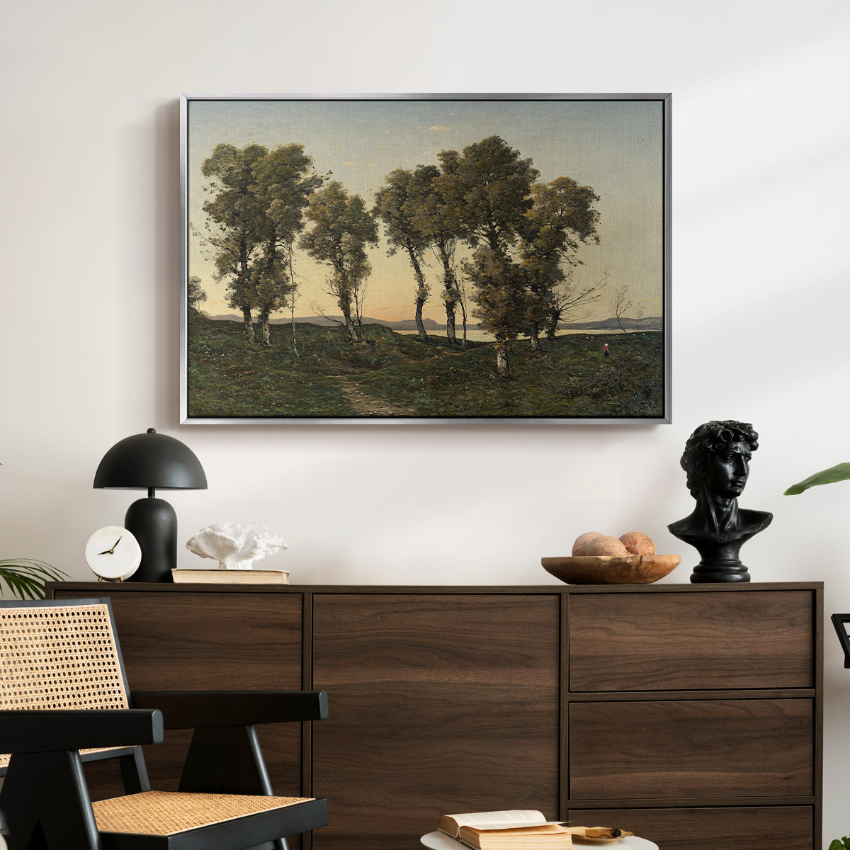 Autumn Evening, 1894 - Floater Framed Canvas Print