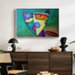 Celestial Cat - Floater Framed Canvas Print