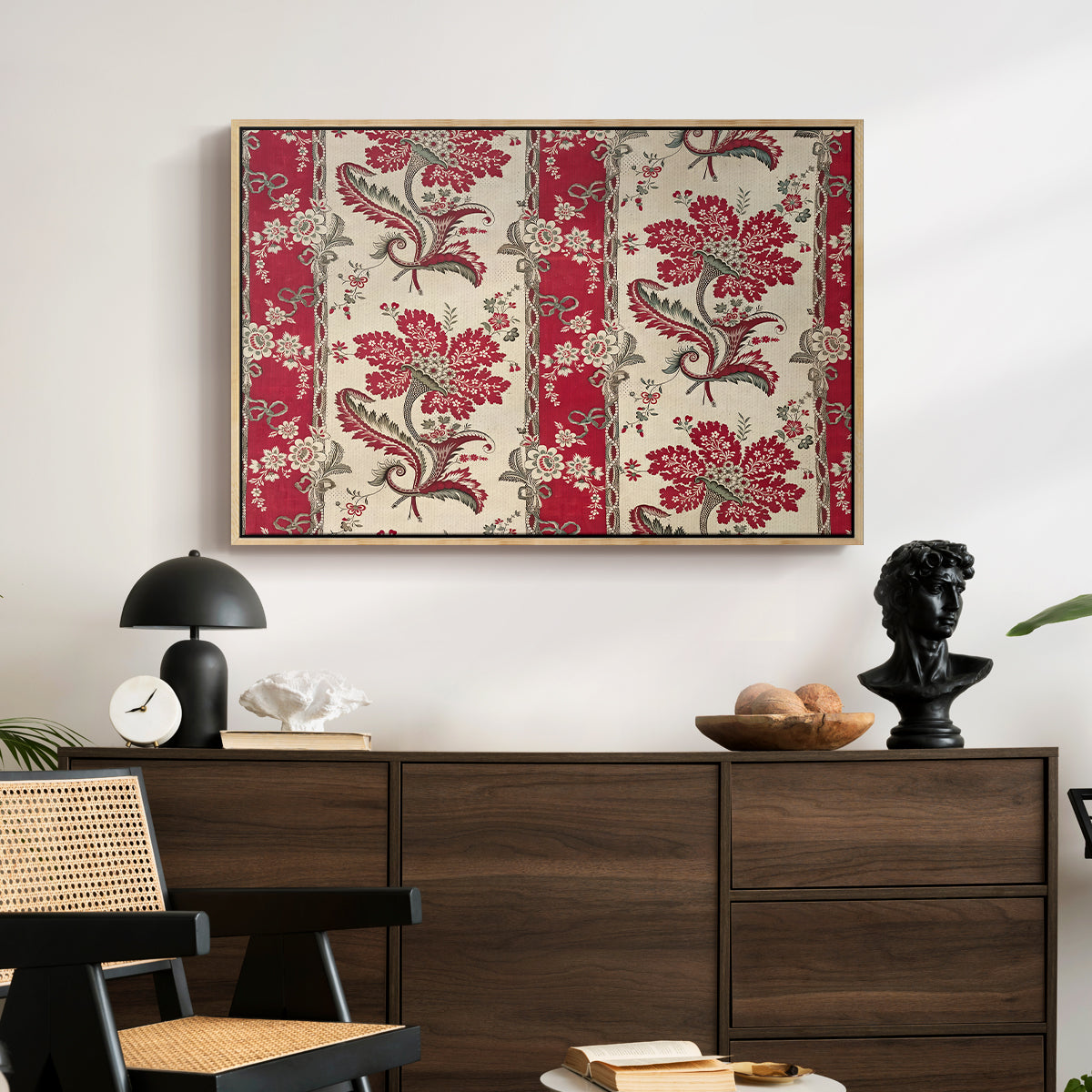 The Flowering Cornucopia (La Corne Fleurie), c. 1789-1850 - Floater Framed Canvas Print