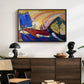Painting with Troika, 1911 - Floater Framed Canvas Print