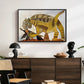 Cat Eating a Bird, 1939 - Floater Framed Canvas Print