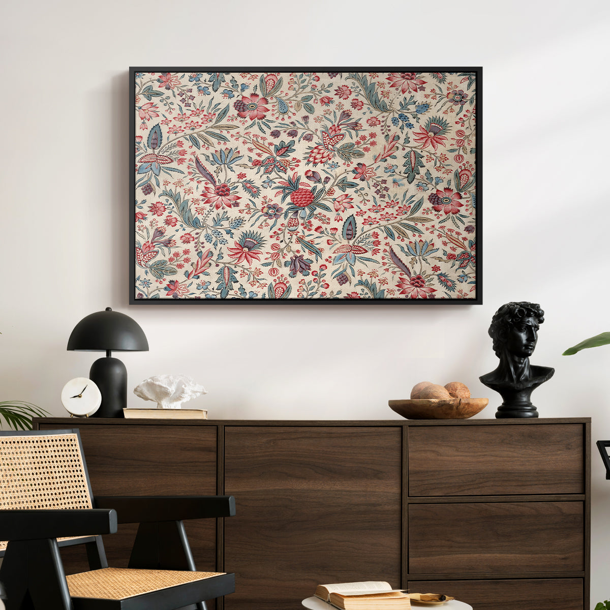 Anaras - Cream, c. 1775-1800 - Floater Framed Canvas Print