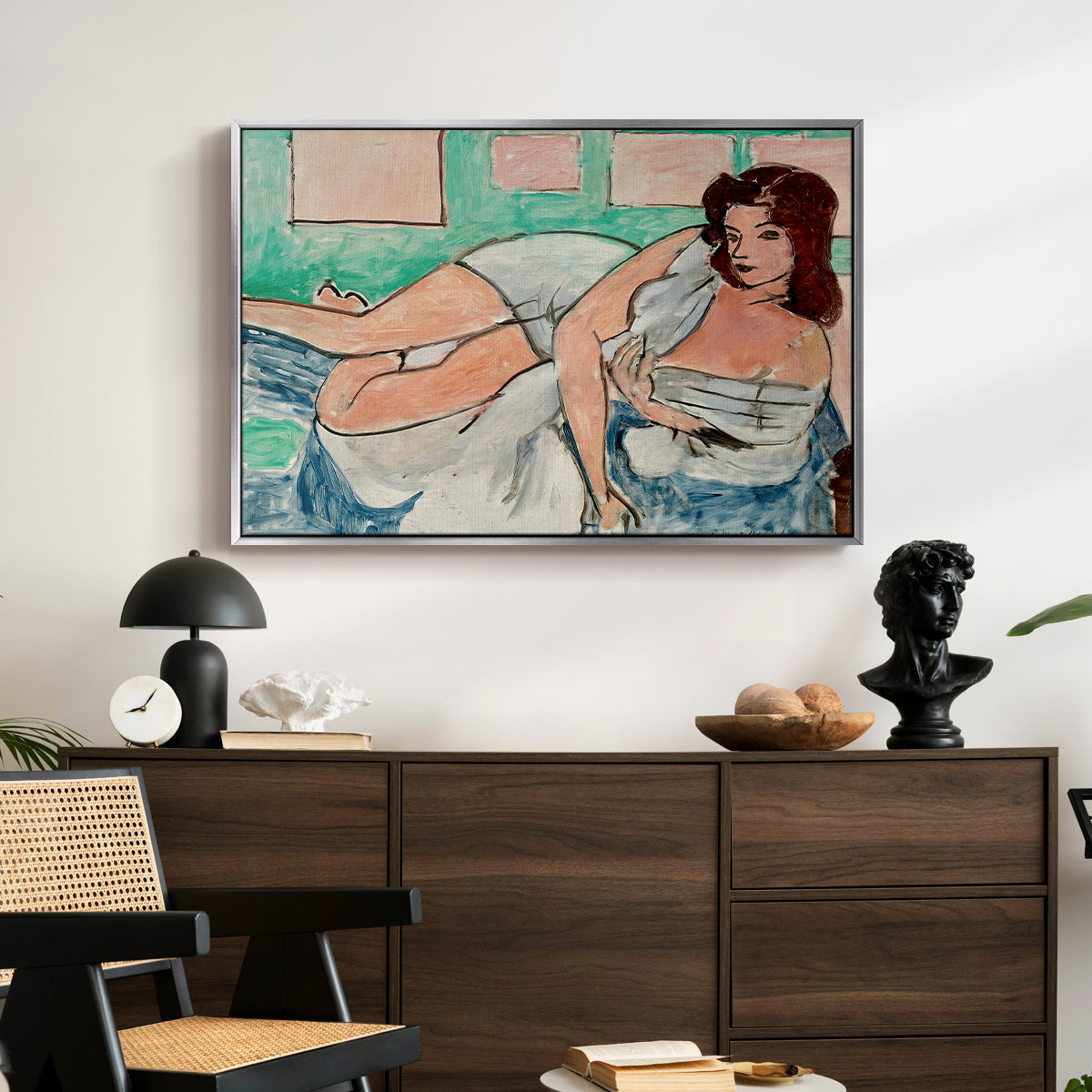 Nude in a Bathrobe (Nu au peignoir), 1941 - Floater Framed Canvas Print