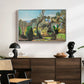 Landscape near Nice, c. 1918 - Floater Framed Canvas Print