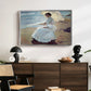 Clotilde on the Beach, 1904 - Floater Framed Canvas Print