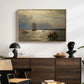 From the Inlet of Oslo, 1874 - Floater Framed Canvas Print