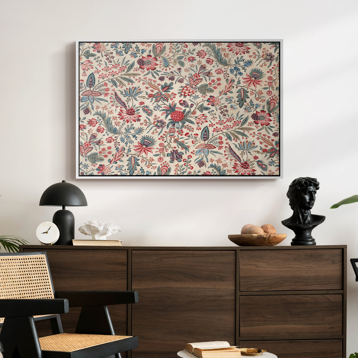 Anaras - Cream, c. 1775-1800 - Floater Framed Canvas Print