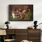 Playing Cards, Glasses, Bottle of Rum: "Vive la France", 1914-1915 - Floater Framed Canvas Print