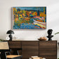 Study for Autumn Landscape with Boats, 1908 - Floater Framed Canvas Print
