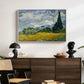 Wheat Field with Cypresses, 1889 - Floater Framed Canvas Print