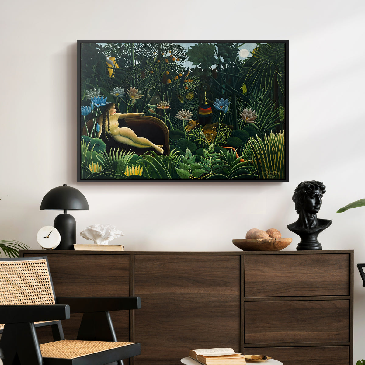 The Dream (Le Rêve), 1910 - Floater Framed Canvas Print