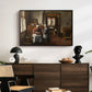 Grandmother's Feast, 1873 - Floater Framed Canvas Print