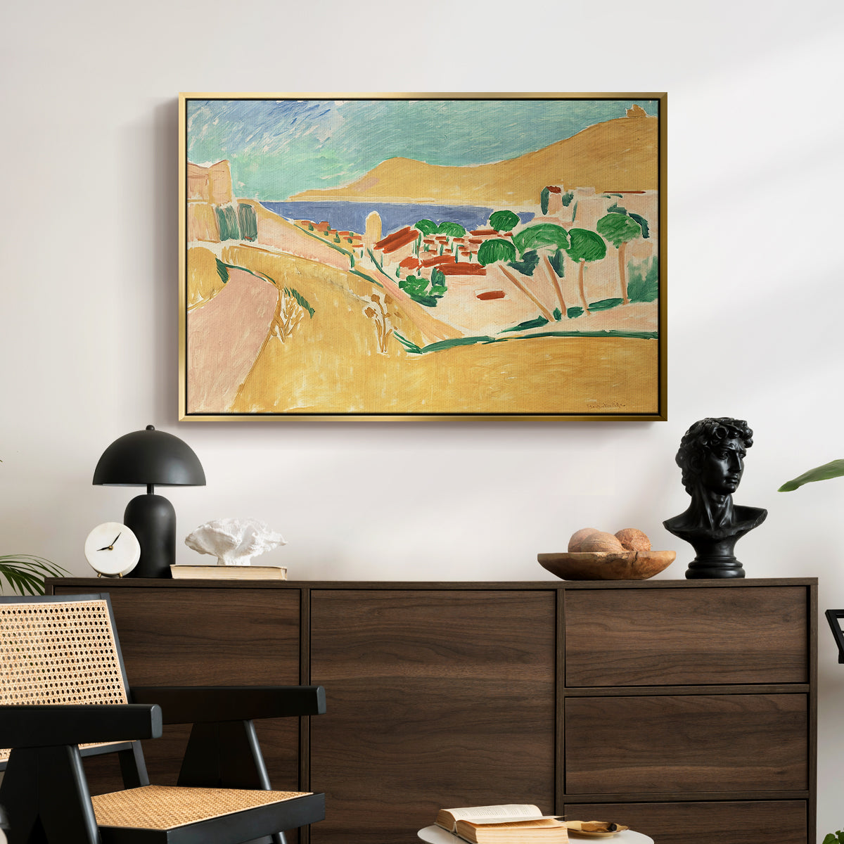 Collioure in August, c. 1911 - Floater Framed Canvas Print