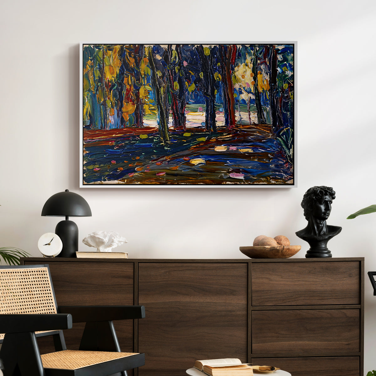 Autumn Study, 1908 - Floater Framed Canvas Print